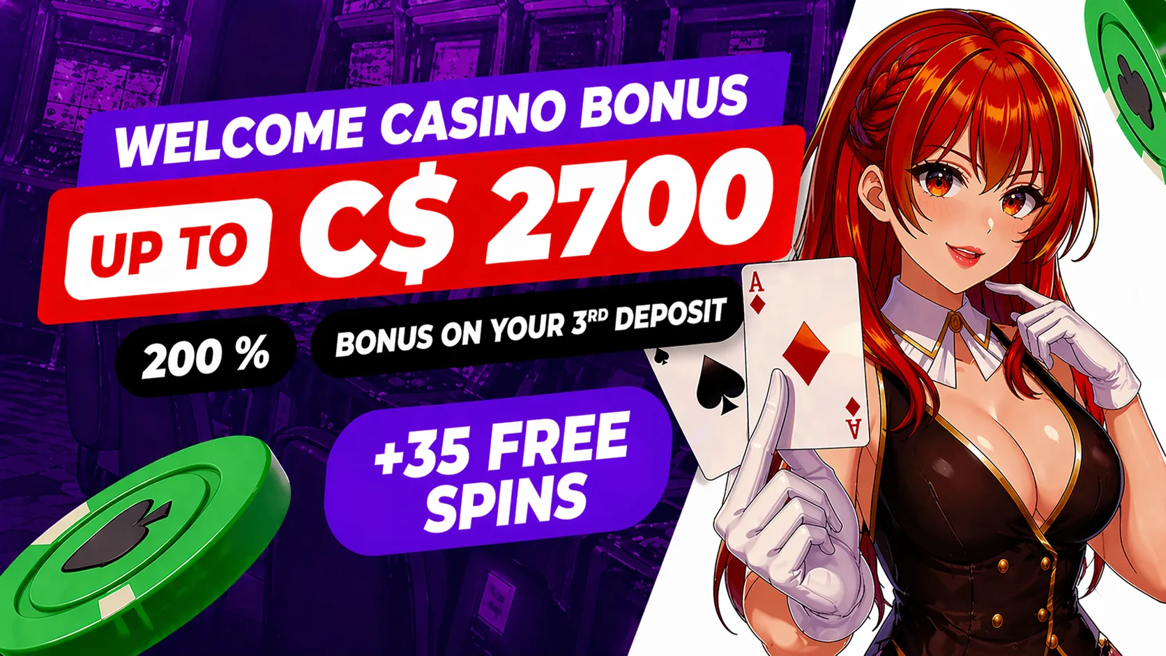 Exclusive Canadian Bonus with Extra Spins!